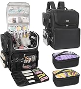 Relavel Hair Tools Travel Bag Hair Stylist Backpack Hairdresser Cosmetology Bag, Heat Insulation ...