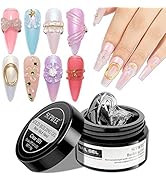 Supwee Solid Builder Gel for Nails - Multifunctional Clear Non-Stick Hand Nail Extension Gel for ...