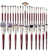BEILI Makeup Brushes 30Pcs Makeup Brushes Set Premium Vegan Foundation Concealers Blush Eyeshadow...