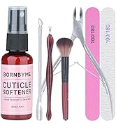 BORNBYME Cuticle Remover Kit, Nail Remover Kit with Nail Trimmer, Cuticle Nipper, Cuticle Pusher,...