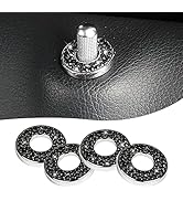 Sodcay 4 Pack Bling Car Inner Door Lock Covers, Rhinestones Pull Rod Bolt Decoration Stickers, Au...
