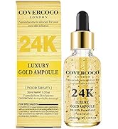 Face 24K Gold Ampoule Serum Luxury Skin Care Essence Moisturizing Smoothing Making Flawless Elast...