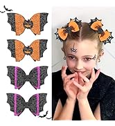Vodolo Halloween Hair Clips for Women Girls Adult Kids,6PCS Halloween Decorations for Hair,Hallow...
