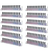 FEMELI Acrylic Nail Polish Rack Organizer 12 Tier,Clear Wall Mount Essential Oil Shelf Organizer ...