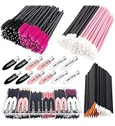 283 Pieces Makeup tools Kit Includes Plastic storage Organizer Box Hair Clips Eyeliner Brushes Ma...