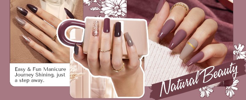 brown nail polish