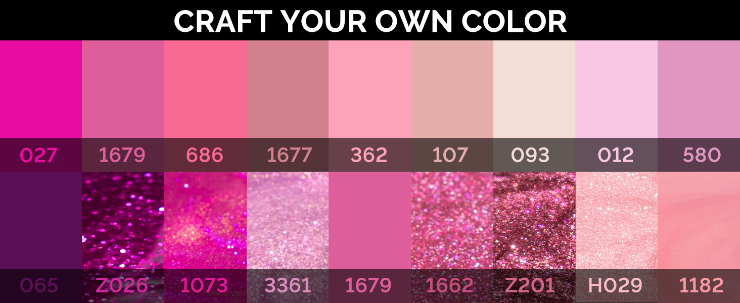 pink gel nail polish