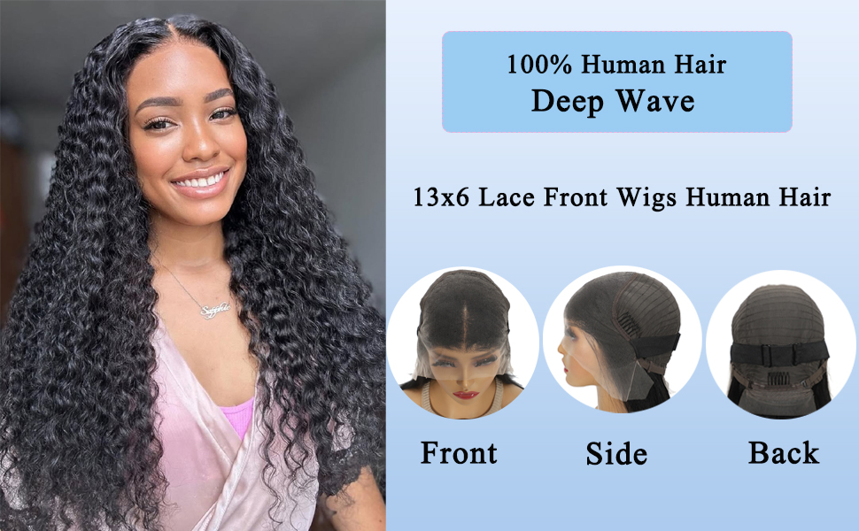 200% Density 13x6 HD Lace Frontal Wigs with Baby Hair
