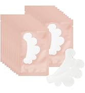 Mekupeu 100 Pair Eye Under Gel Pads Eyelash Extensions Patches,Lash Extension Lint Free Under Hyd...