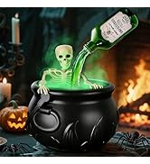 Halloween Decorations Indoor-DIY Floating Potion Skeleton Decor with Magic Floating Potion Bottle...