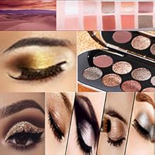 eye shadow glitter gold glitter makeup paleta de glitter para ojos