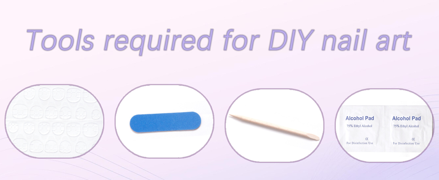 Tools required for DIY nail art