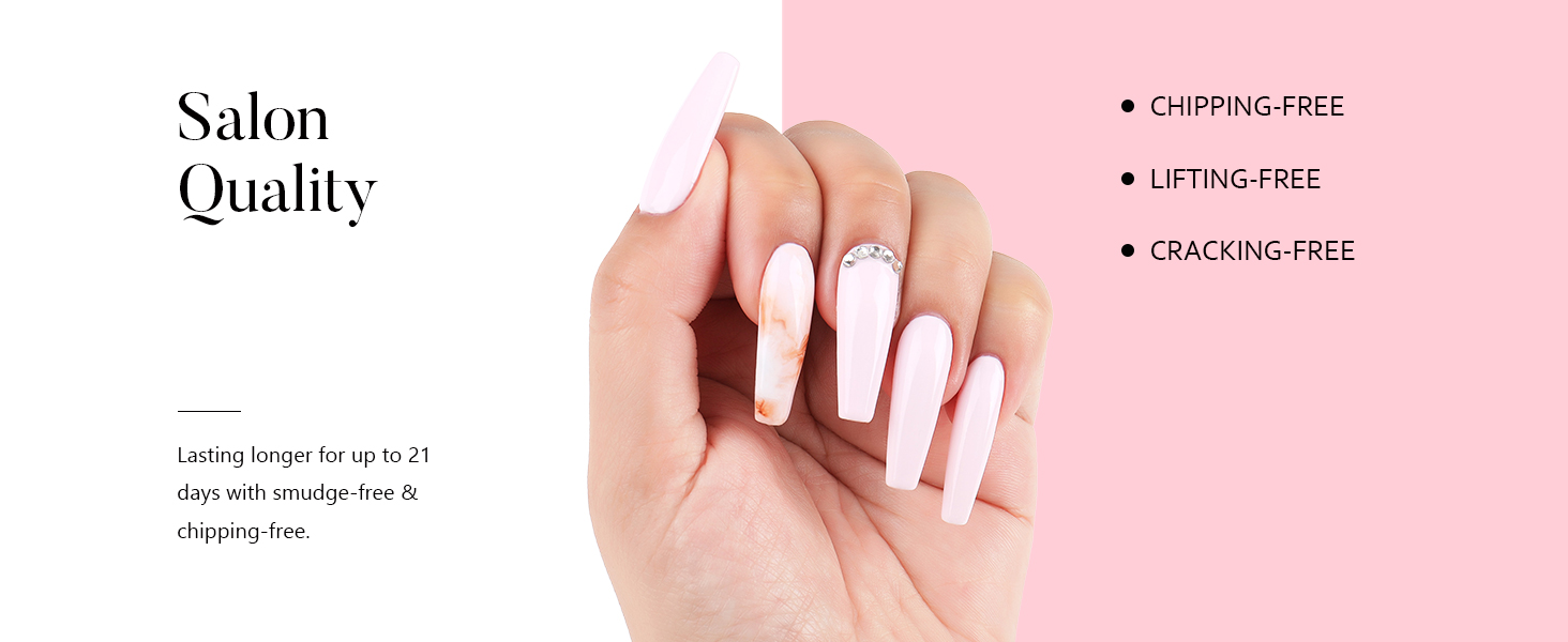 peach gel nail polish