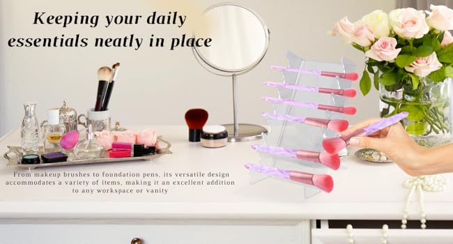 make up brush stand makeup brush holder dual ended