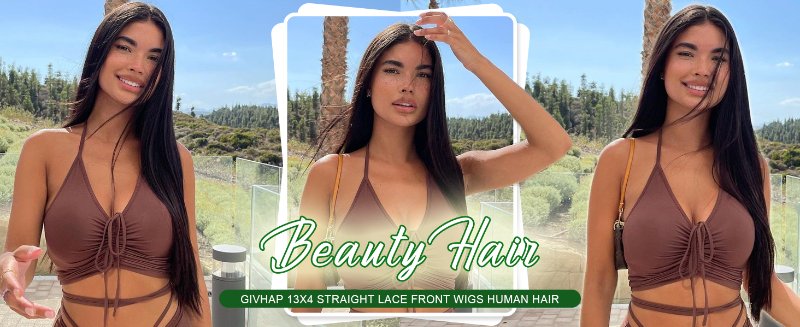 Straight Lace Front Wigs Human Hair