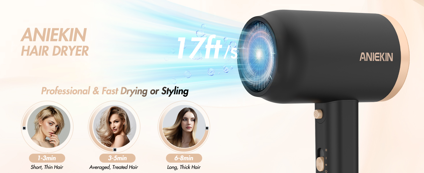 ANIEKIN Hair Dryer