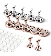 ANGNYA 2 Set Nail Stand for Press Ons, Strong Magnetism Nail Holder for Painting Nails with with ...