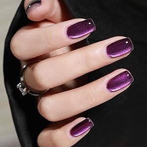 Chameleon cat eye gel polish