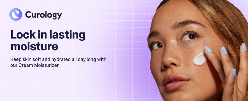 Lock in lasting moisture, woman applying cream moisturizer to cheek