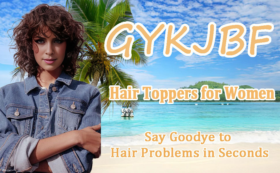 Hair Toppers for Women Real Human Hair