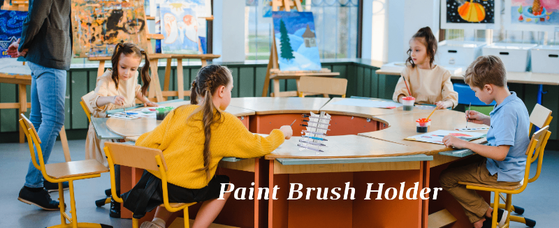 paint brush drying rack  cute office desk accessories