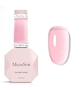 MelodySusie Jeweliver Jelly Gel Polish, 0.5Fl Oz Pink Gel Nail Polish Sheer Translucent Soak Off ...