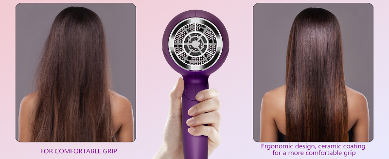 Ergonomic design, ceramic coatingfor a more comfortable grip