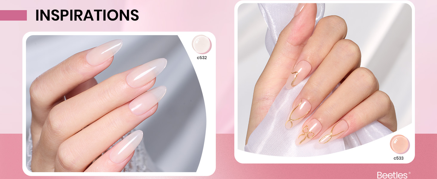 Beetles Jelly Gel Nail Polish Set