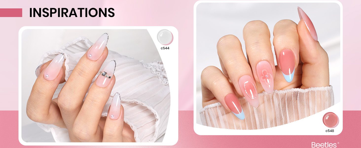 Beetles Jelly Gel Nail Polish Set