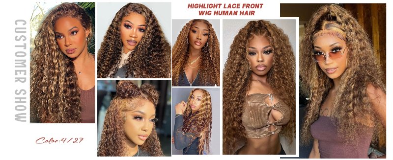 ombre lace front wig human hair 13x6 highlight lace front wig human hair honey blonde wig human hair