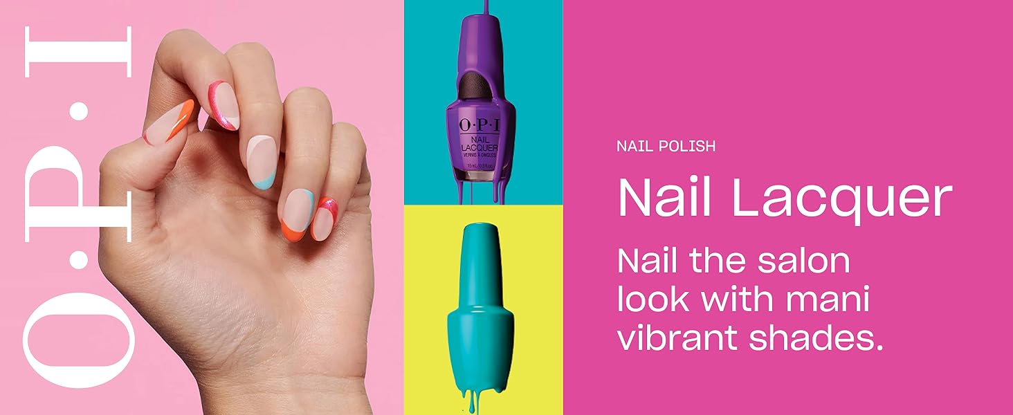 OPI Nail Lacquer Polish Vibrant Shades Salon Quality