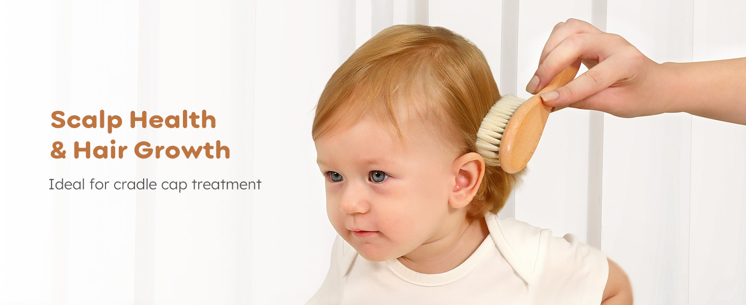 Wooden Hair Brush Set