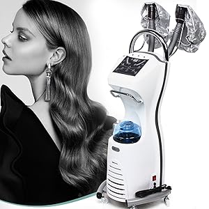 Professional Stand Hair Steamer Hair Dyeing Oil Treatment Machine Salon SPA Use