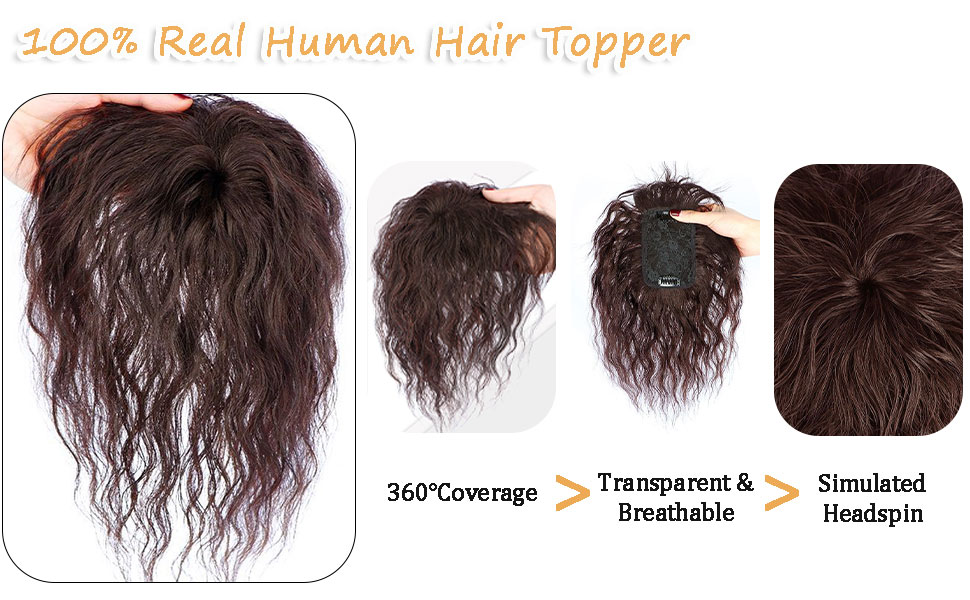Large Base Hair Topper