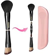 Jilier 4 in 1 Makeup Brush Set with Travel Makeup Brush Holder, Travel Makeup Brushes with Case, ...