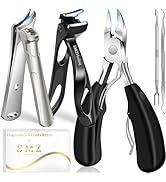 2025 Toenail Clippers for MenThick Toenails- 15° Angled Head Toe Nail Clippers, 45° Sharp Slanted...