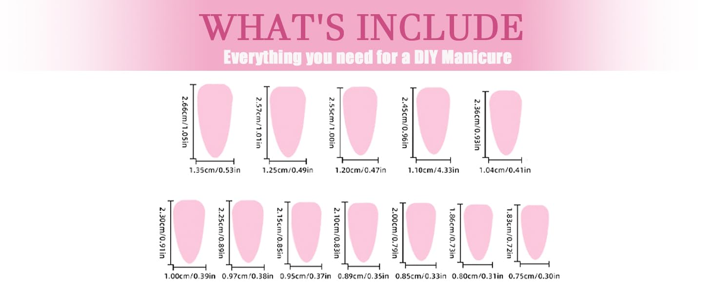 Press on Nails Medium Almond