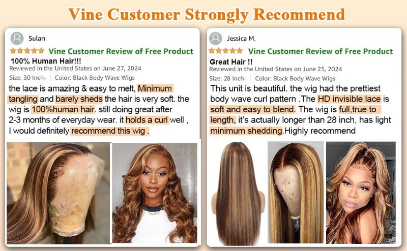 highlight lace front wigs