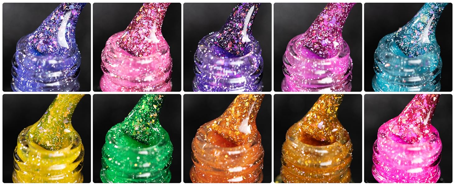 BURANO Reflective Glitter Gel Polish-4