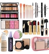 All in One Makeup Kit for Women Full Kit,Travel Makeup Kit for Teens,Makeup Gift Set with Everyth...