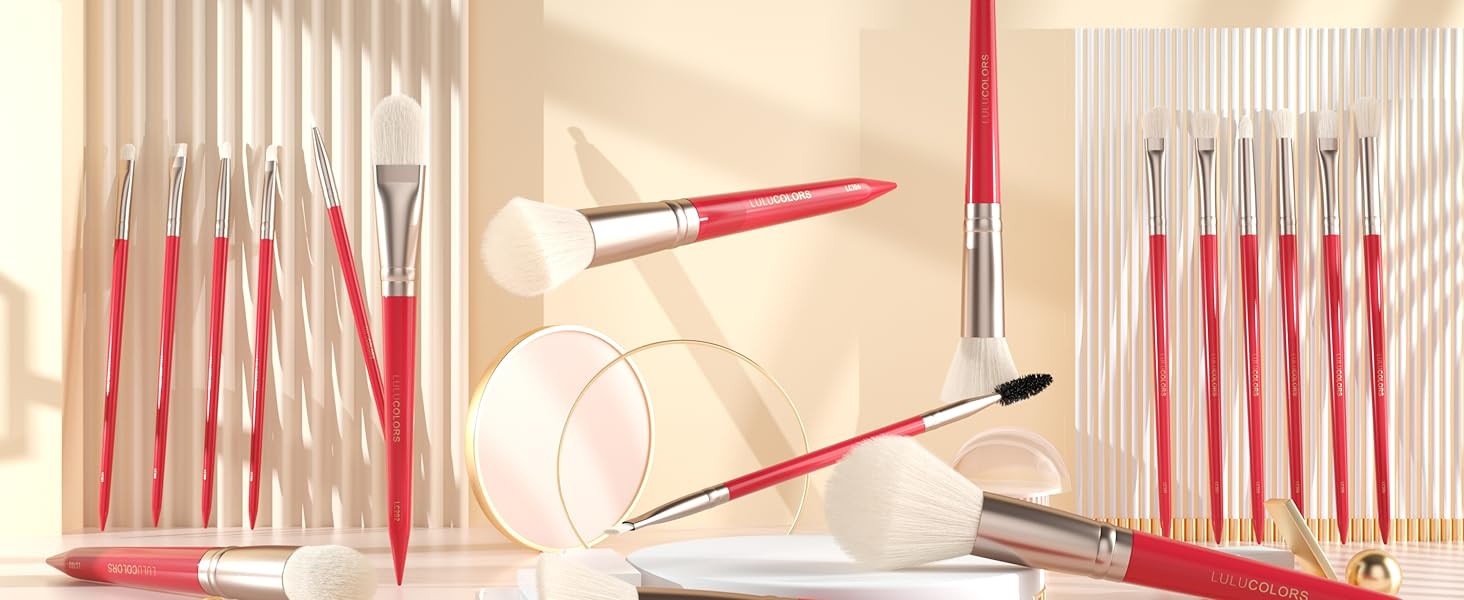 Red Brush Set