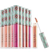 Nicole Miller Lip Gloss Collection Shimmery Glosses for Women and Girls Long Lasting Color Set wi...