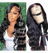 A FUTURE TONGMEI 30 Inch Lace Front Wig Human Hair,13x4 Body Wave Lace Front Wigs Human Hair Pre ...