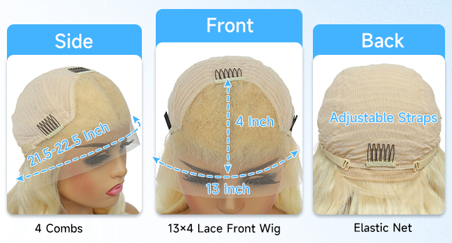 alididi 613 blonde lace front wig human hair 13x4 kuonrada 613 blonde lace front wig 613 frontal