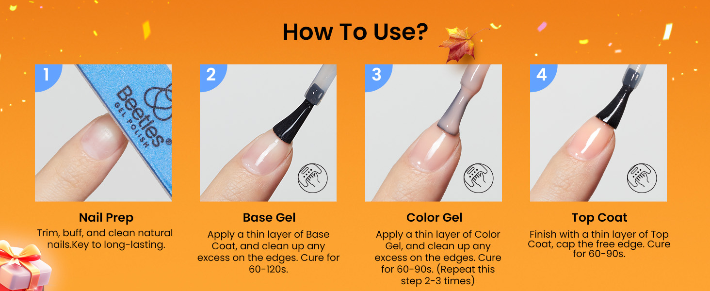 Gel Bace Coat and Top Coat