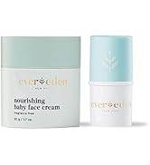 Evereden Nourishing Baby Face Cream, 1.7 oz & Baby Lip Balm, 0.13 oz | 2 Item Bundle Set | Clean ...