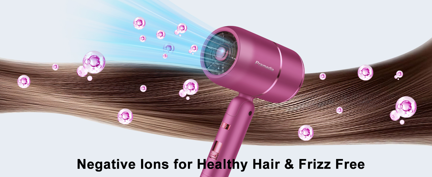 Negative lons for Healthy Hair & Frizz Free