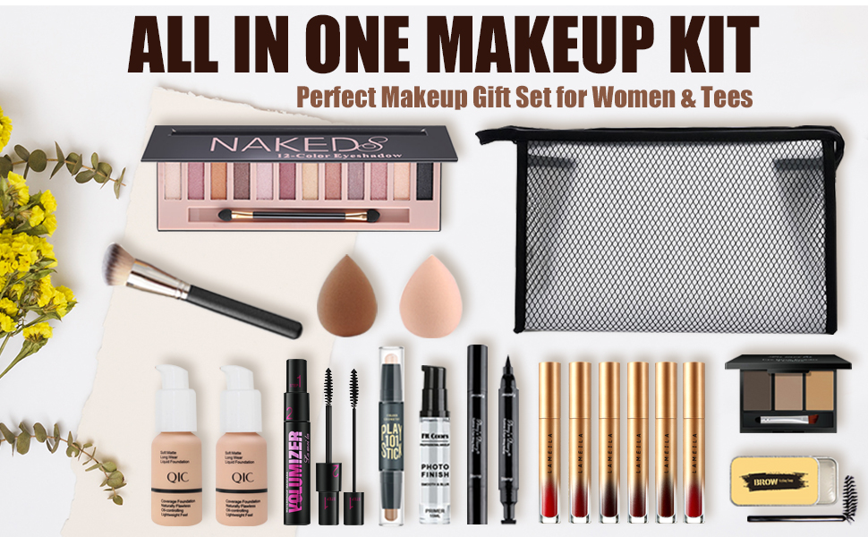 all in one makeup kit