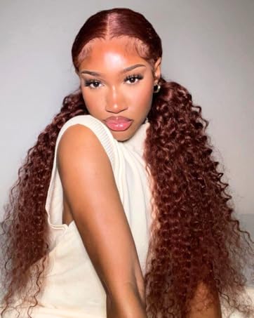 Reddish brown deep wave bundles