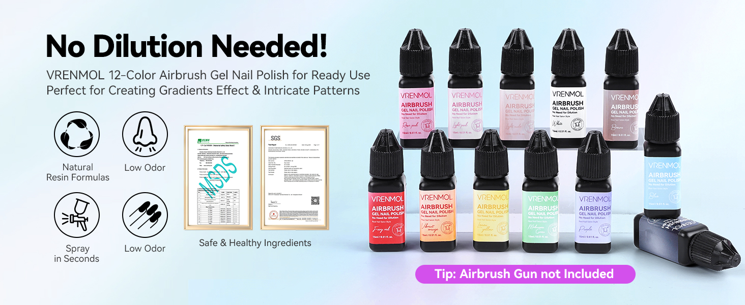airbrush gel nailpolish